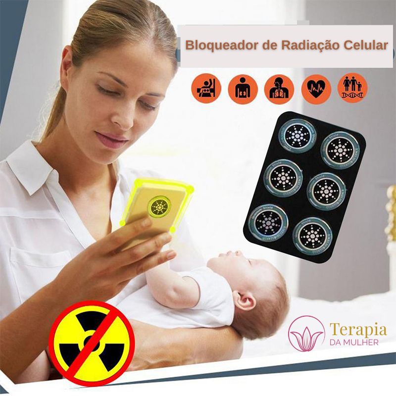 Terapia da Mulher | Kit com 6 Chips Contra Radiação Celular