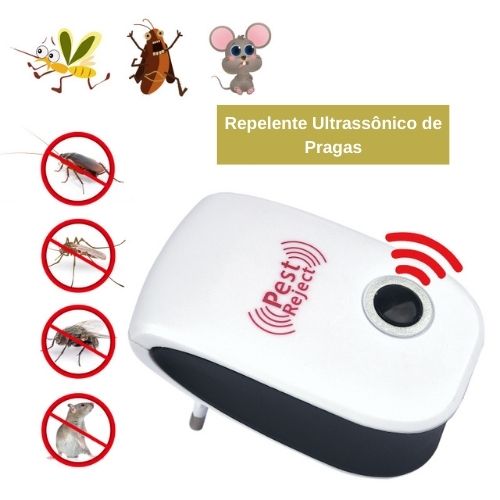 Repelente Ultrassônico de Insetos - Pest Repeller™
