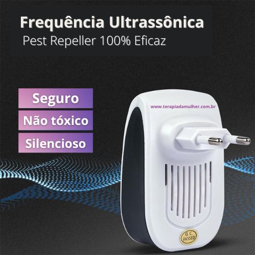 Repelente Ultrassônico de Insetos - Pest Repeller™