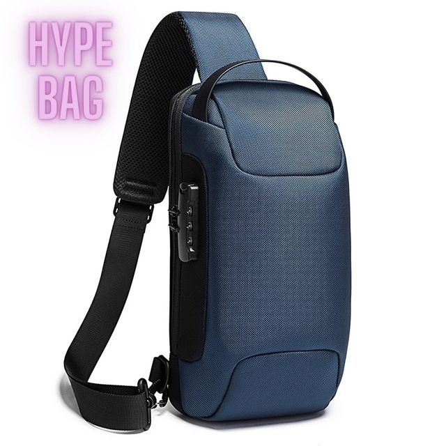 Hype Bag - Mochila Minimalista Moderna Resistente à Água Plurissex