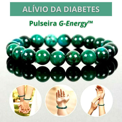 Pulseira de Malaquita G-Energy™ Saúde e Dinheiro