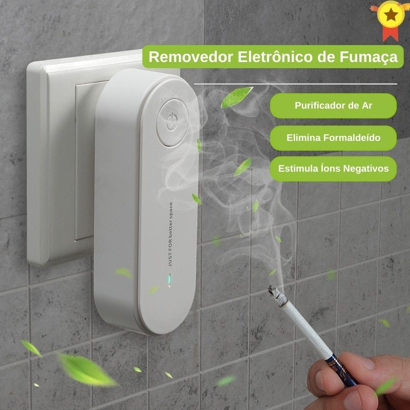 Removedor Eletrônico de Fumaça e Poluição - Smokeless™