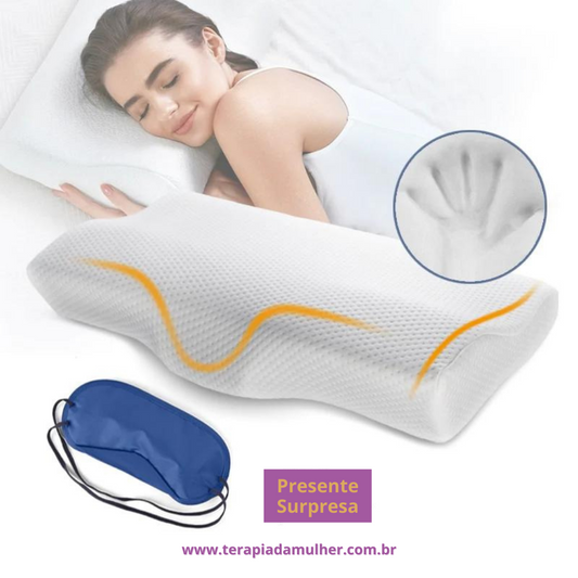 Travesseiro Ortopédico Cervical NewPillow Borboleta